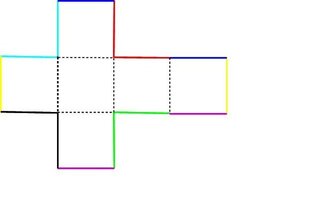 立方体展開図 のりしろ 立方体展開図 のりしろ