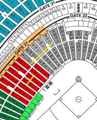 東京ドーム、巨人戦座席表、詳しい方宜しくお願い致します。 - ... - Yahoo!知恵袋