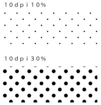 イラストレーターで網作成 イラストレーターで網点を再現したいです ある１３ Yahoo 知恵袋