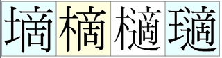 土へん 啇 木へん 啇 木へん 適 玉へん 適 これらを合わせた漢字 Yahoo 知恵袋