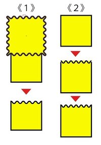 Illustratorで四角の一辺だけを規則正しい波線にした Yahoo 知恵袋