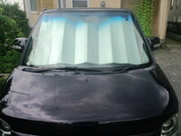 サンシェードの上手な取り付け方を教えてください 普段 青 Yahoo 知恵袋