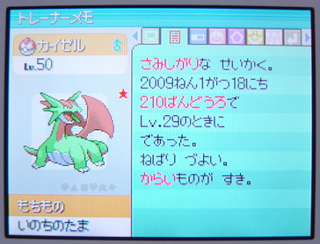 ポケットモンスタープラチナをしています ボーマンダとクロバット色 Yahoo 知恵袋
