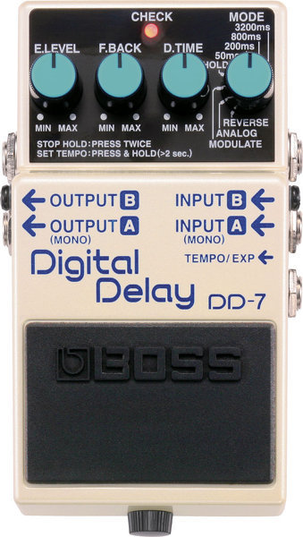 BOSSデジタルディレイについてご解答お願いします。DD-5とD