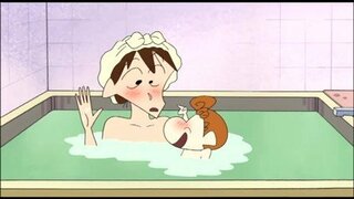 クレヨンしんちゃんで美佐江とひまわりがお風呂に入っていて バチャン バ yahoo 知恵袋
