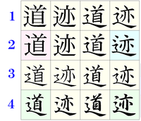 旧字体について教えていただけないでしょうか 道 という漢字 Yahoo 知恵袋