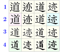 旧字体について教えていただけないでしょうか 道 という漢字 Yahoo 知恵袋