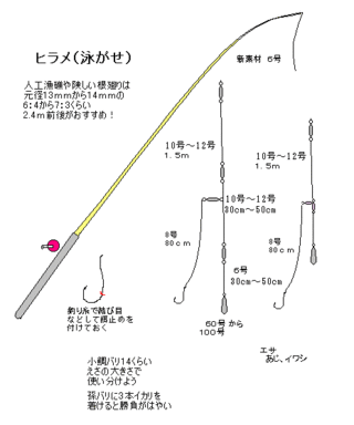 防波堤でアジの泳がせでヒラメやマゴチを狙う時はどういう仕掛けが一番 Yahoo 知恵袋