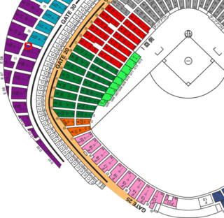東京ドームの座席なんですが ４０ゲート2階1塁側2通路9列３４２ Yahoo 知恵袋