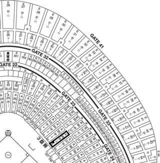 東京ドームの座席表の見方が分かりません 23ゲート1階3塁側33 Yahoo 知恵袋