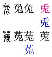 兎と卯と兔と莵の違いを教えて下さい 卯 は十二支の４番目です Yahoo 知恵袋