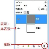 Gimpについてですイラストを描いてて 下書き レイヤー追加で線画な Yahoo 知恵袋