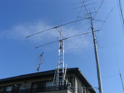 アマチュア無線用 3段GPとローテーター 値下げ