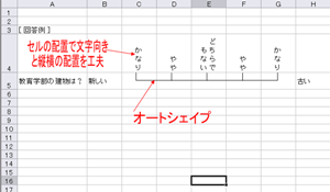 Wordまたはexcelでの質問紙の作図 大学で心理学を勉強してい Yahoo 知恵袋