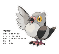 ポケモンについて質問なんですが 鳩みたいなポケモンなんて言うんですか Yahoo 知恵袋