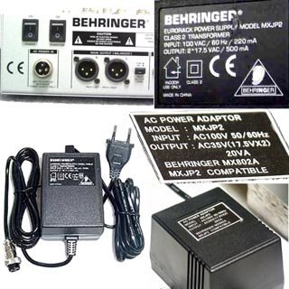 ベリンガーmx-802aというミキサーのACアダプタがなく、を探してい