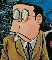 水木しげるさんの漫画にしょっちゅう出てきた 眼鏡で出っ歯の男性キャラクターは Yahoo 知恵袋