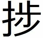 漢字で 手へん に 歩 でどう読むのですか 現場進 を調査とい Yahoo 知恵袋