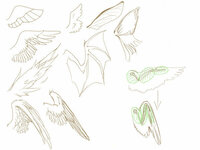 上手な手と羽根の描き方を教えて下さい 自分の思った様な羽根と手 Yahoo 知恵袋