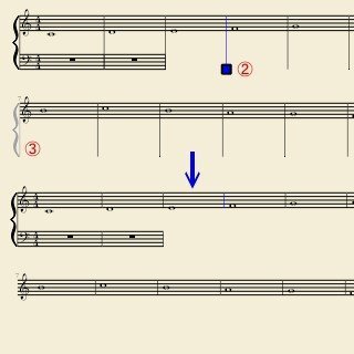 Musescoreを使って譜面作成しています 2小節のみはpianoで作 Yahoo 知恵袋