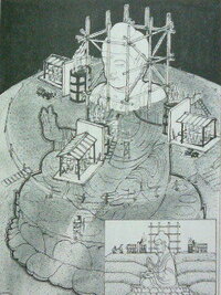 東大寺の奈良の大仏を作っている最中の想像図 みたいなイラストあります Yahoo 知恵袋