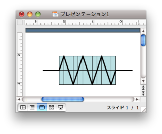 Powerpoint10で電気回路の抵抗のようなギザギザの線はどのよう Yahoo 知恵袋