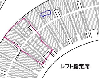 甲子園のレフトビジター席について - 教えてください。甲子園 ...