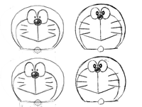 ドラえもんの描き方 ドラえもんの上手な描き方を教えてください絵描き歌で Yahoo 知恵袋