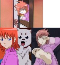 銀魂の神楽ちゃんがお団子を下ろした髪型の画像ありませんか 持ってる Yahoo 知恵袋