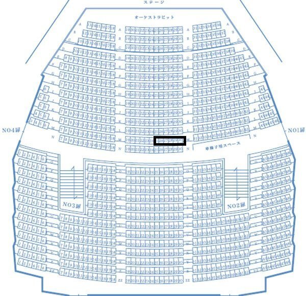 森ノ宮ピロティホールの座席評価お願いします。１階Ｍ列25～30... - Yahoo!知恵袋
