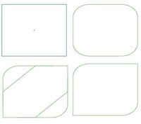 Illustratorで長方形の一部だけを角丸にしたいです Yahoo 知恵袋