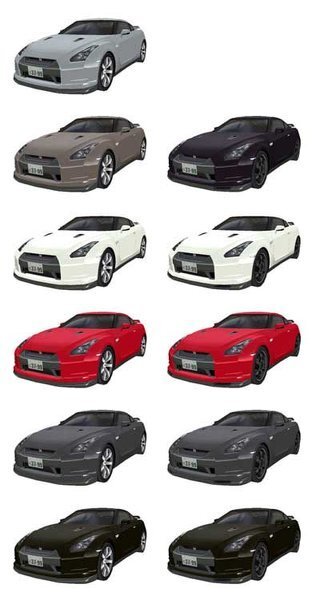 湾岸ミッドナイト3dx のgt R R35 は最初に決めた色を変えることはでき Yahoo 知恵袋