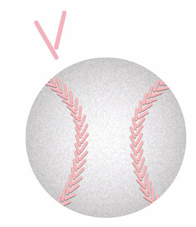 イラストレーターで簡単に野球ボールを書く方法を教授いただきたいです Yahoo 知恵袋