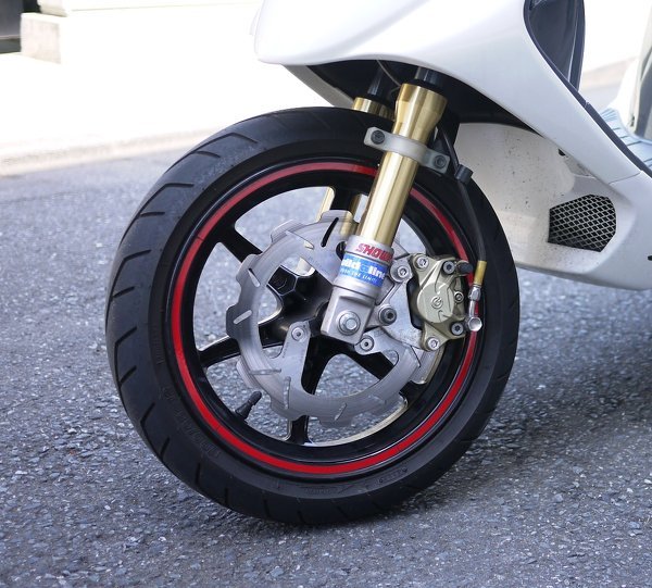 アドレスV125にZZフォーク流用についてアドレスV125にノーマ