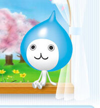 このキャラ何 なんか 水色でしずくの形で目は丸くて口は犬みたいな Yahoo 知恵袋