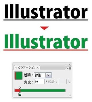 イラストレーターcs5で 文字の下線に色を付ける方法を教えて下さい Yahoo 知恵袋