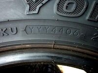 車タイヤの製造年月日は タイヤのどの部分に記載されていますか いろんな数 Yahoo 知恵袋