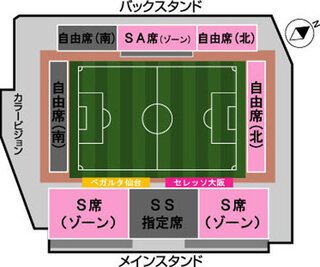 キンチョウスタジアムについて 天皇杯のsa席ってセレッソのリー Yahoo 知恵袋