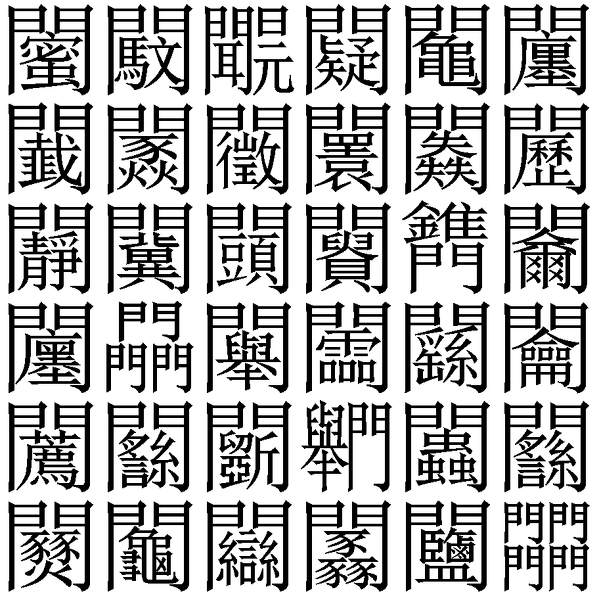 大漢和辞典の門構えの漢字について - 大漢和辞典には門構えの... - Yahoo!知恵袋