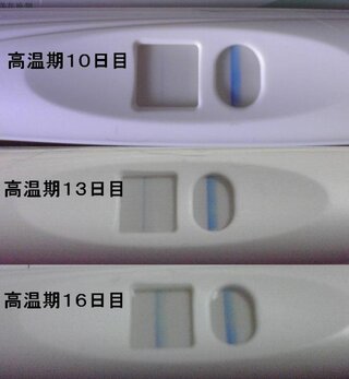 クリアブルー 陰性から陽性 画像つき もう迷わない 妊娠検査薬の蒸発線 薄い線の判定方法