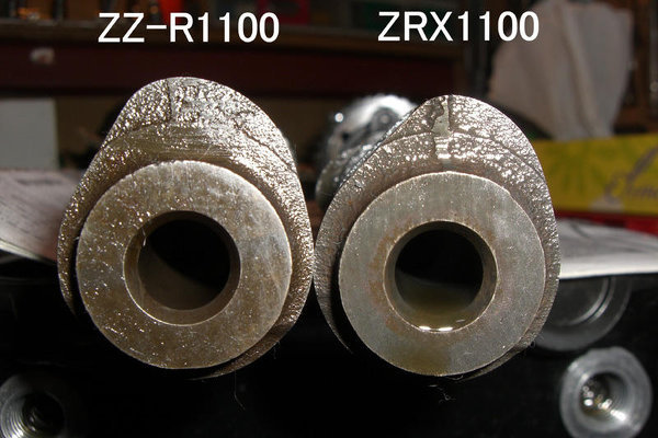 ZRX1100のヨシムラ製カムシャフトとZZR1100純正カムシャ - Yahoo!知恵袋