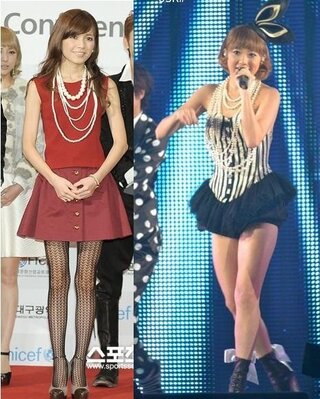 aの宇野実彩子さんと伊藤千晃さんってすごい美脚ですね 出来れば Yahoo 知恵袋