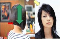 段をつけるとは女です段をつけるのと段をつけない髪型のちがいがわかりませ Yahoo 知恵袋