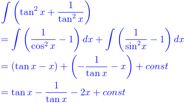 数学です 次の不定積分を求めよ Tan 2x 1 Tan 2x Dx解答は Yahoo 知恵袋