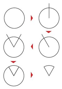 イラストレーターcs3を使用しています 扇形を線として作るには どうしたら Yahoo 知恵袋