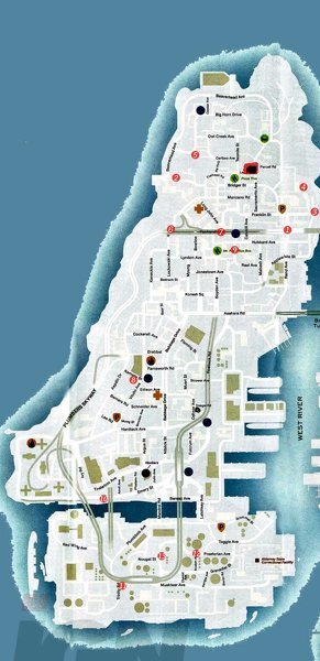 Gta4で8台バイクが有る場所が有ると聞きましたそれは どこですか 地図 Yahoo 知恵袋