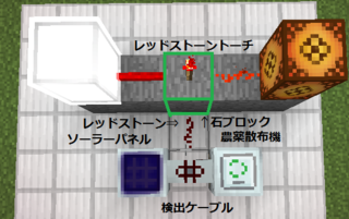 Minecraftで 昼になるとレッドストーン入力ができる仕組み I Yahoo 知恵袋