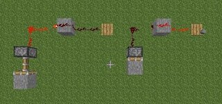 Minecraftの質問です レッドストーン回路の電源が入って Yahoo 知恵袋