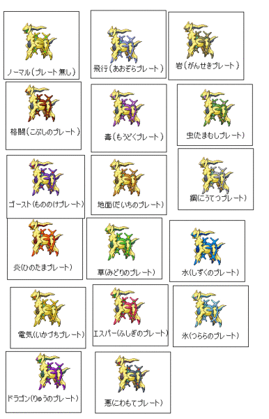 1000以上 ポケモン サンムーン アルセウスプレート