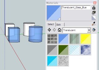 Sketchupで任意のコンポーネントのみ透明（X線モードのように）に表現 